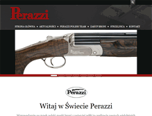 Tablet Screenshot of perazzi.pl